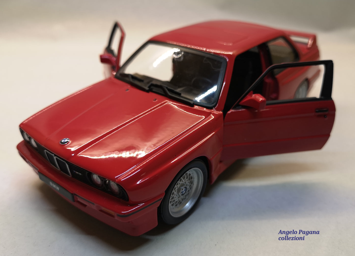 modellini auto vintage 1.24 modellino BMW M3 serie 3 e30 del 1988 burago