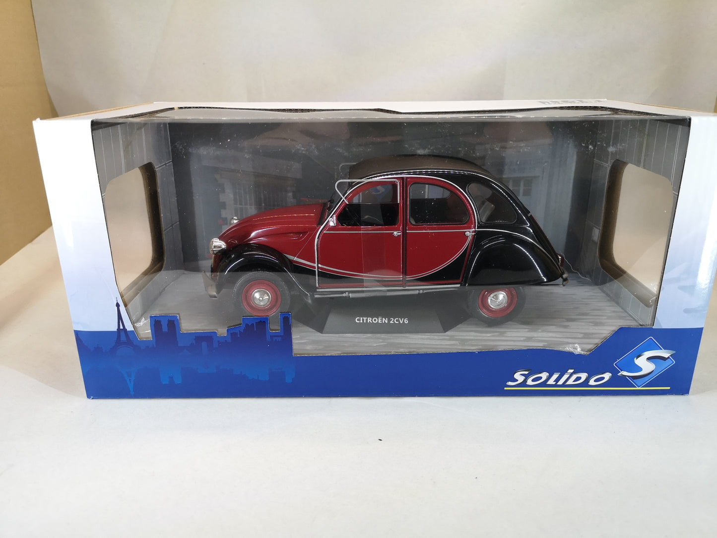 modellino auto 1:18 citroen 2cv 6 charleston modellini vintage della solido