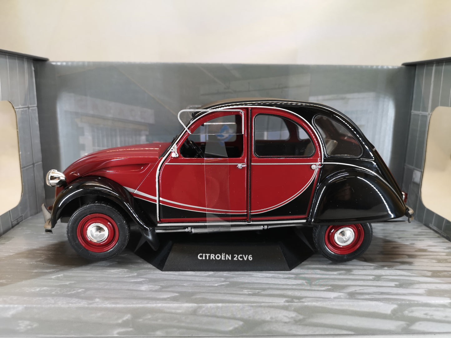 modellino auto 1:18 citroen 2cv 6 charleston modellini vintage della solido