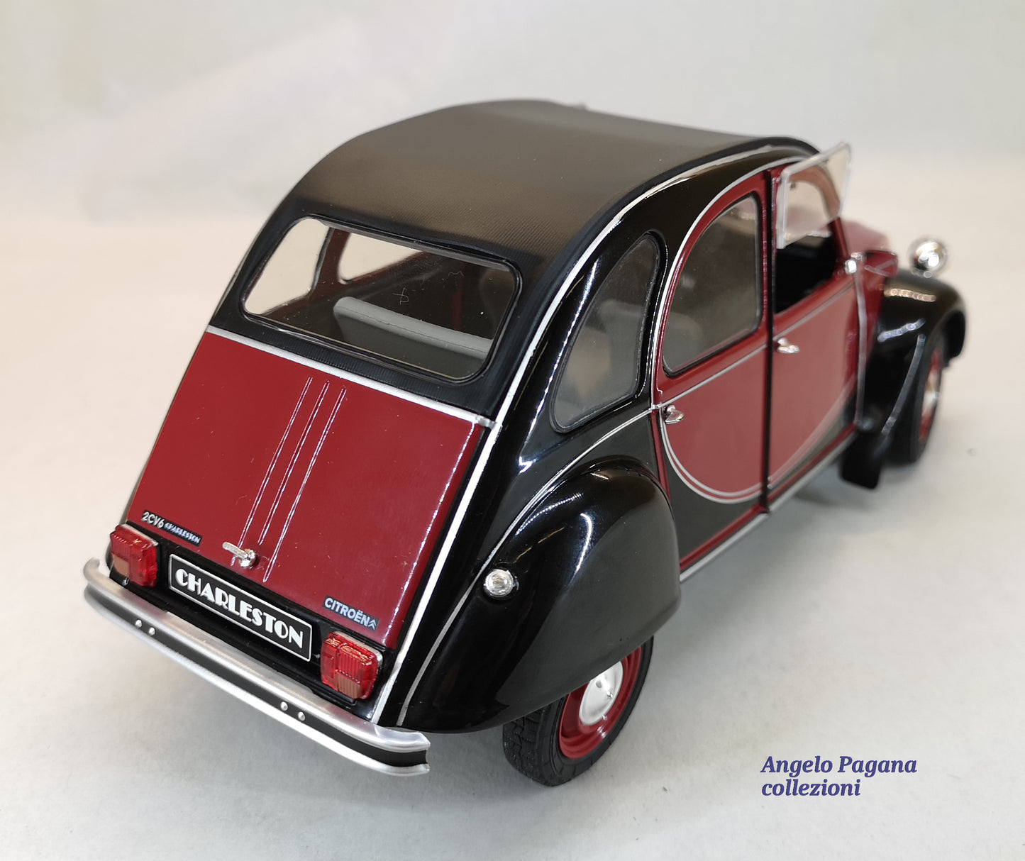 modellino auto 1:18 citroen 2cv 6 charleston modellini vintage della solido