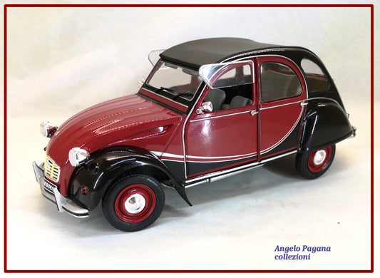 modellino auto 1:18 citroen 2cv 6 charleston modellini vintage della solido