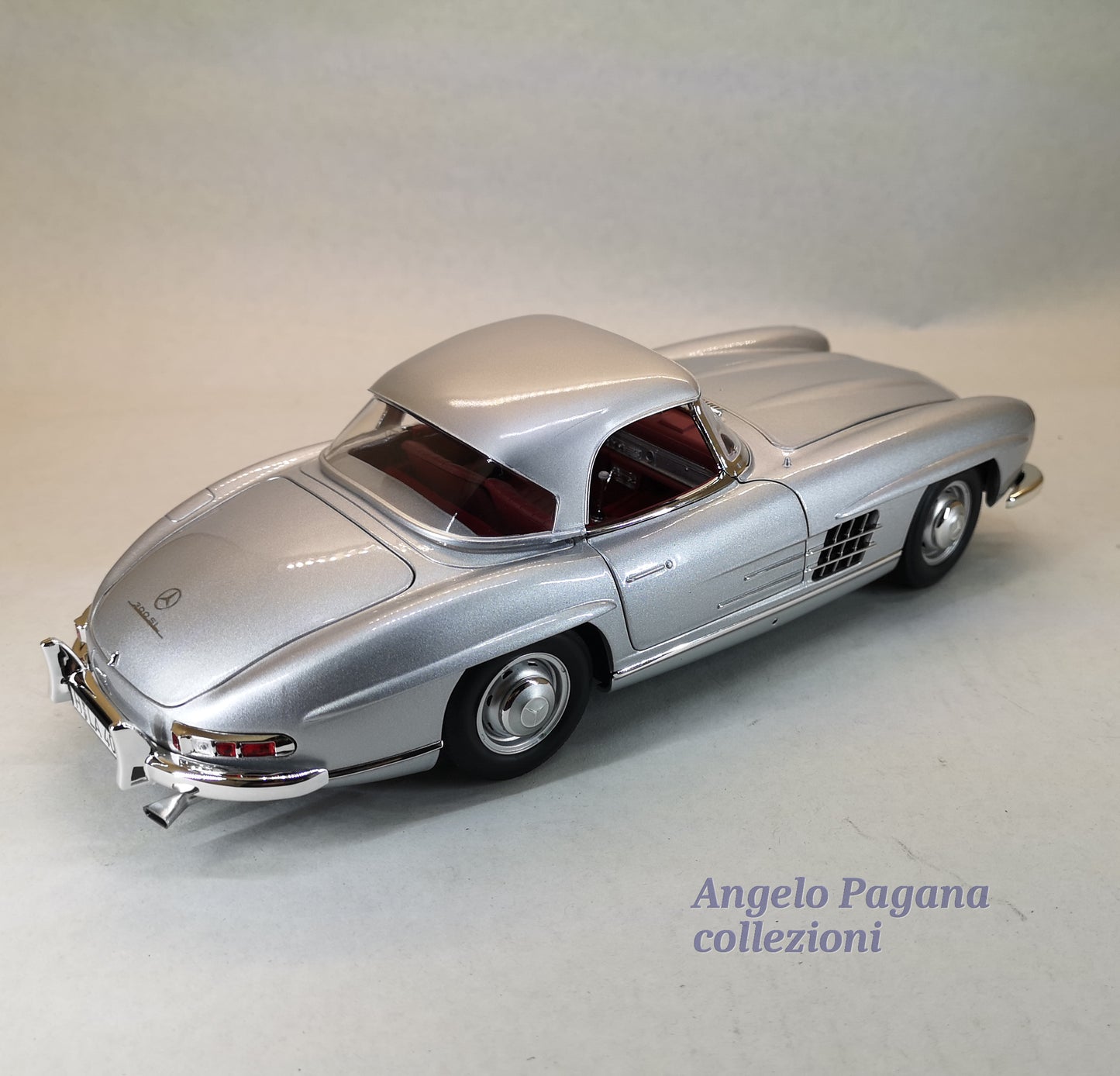 modellino auto 1:18 mercedes benz 300 sl roadster 1957 diecast della norev