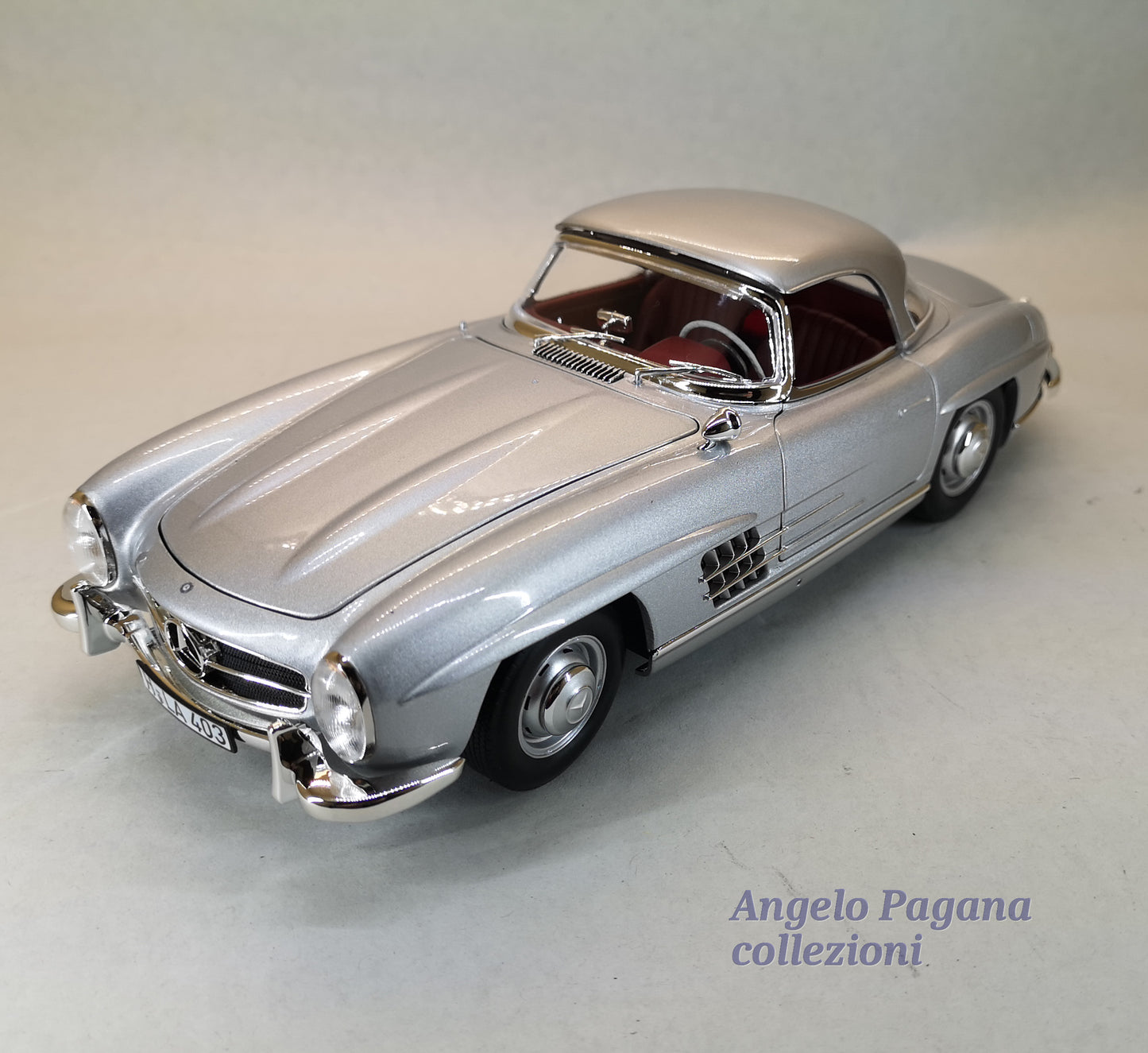 modellino auto 1:18 mercedes benz 300 sl roadster 1957 diecast della norev