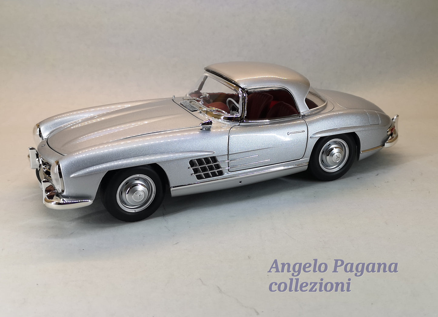 modellino auto 1:18 mercedes benz 300 sl roadster 1957 diecast della norev