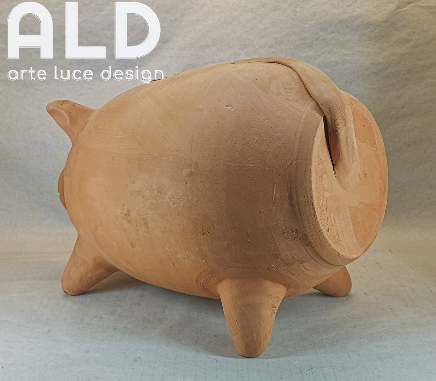 Salvadanaio terracotta maialino piccolo medio grande porcellino portam –  arte e luce designers
