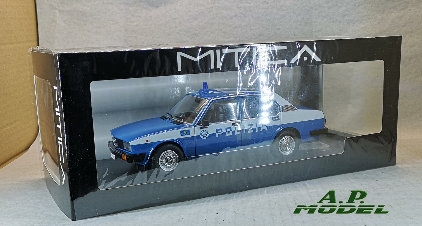 modellino auto 1:18 alfa romeo alfetta 2000 del 1978 della polizia modellini