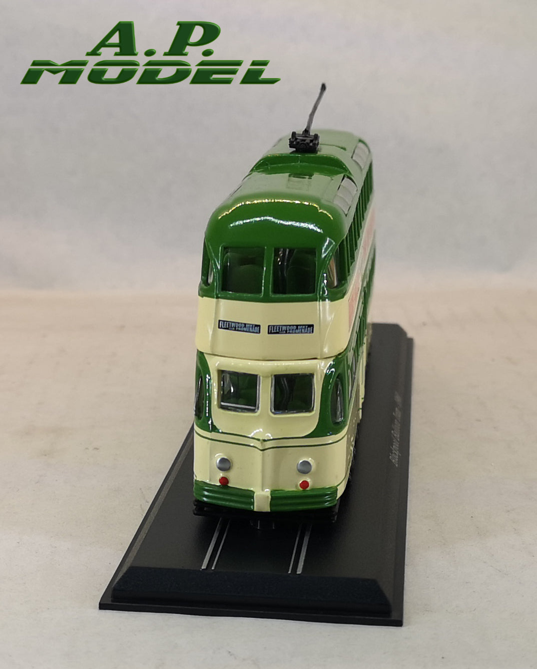 modellino blackpool ballon tram 1960 dell' atlas scala 1:76 modellini