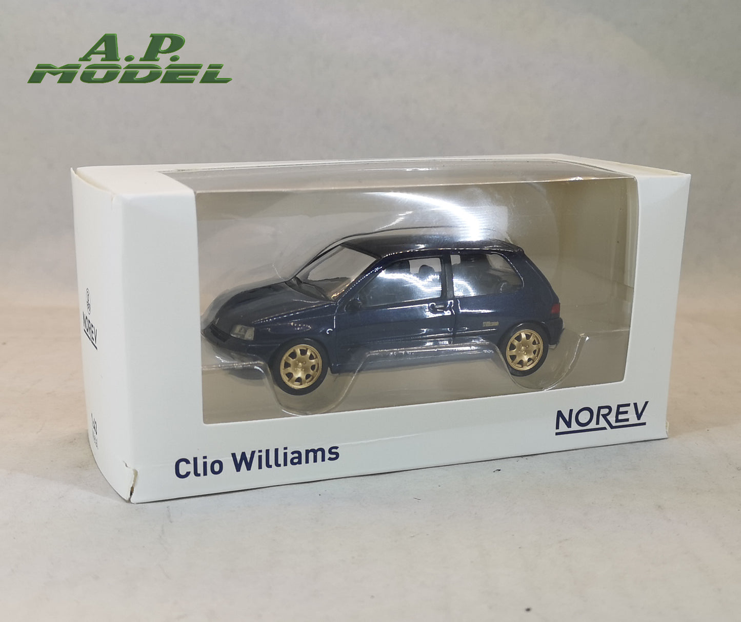 modellino auto scala 1:43 Renault Clio Williams modellini diecast norev