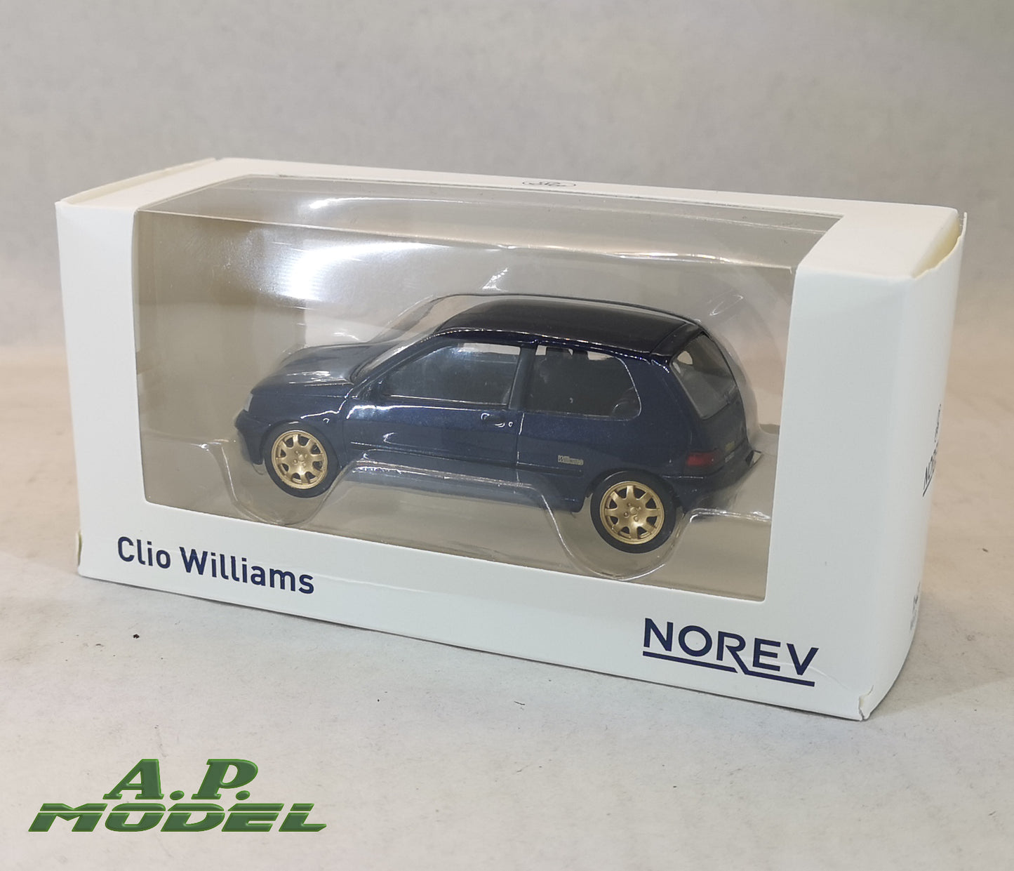 modellino auto scala 1:43 Renault Clio Williams modellini diecast norev