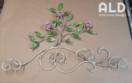 Appendiabiti da parete stile shabby chic appendino  in metallo da bagno ingresso