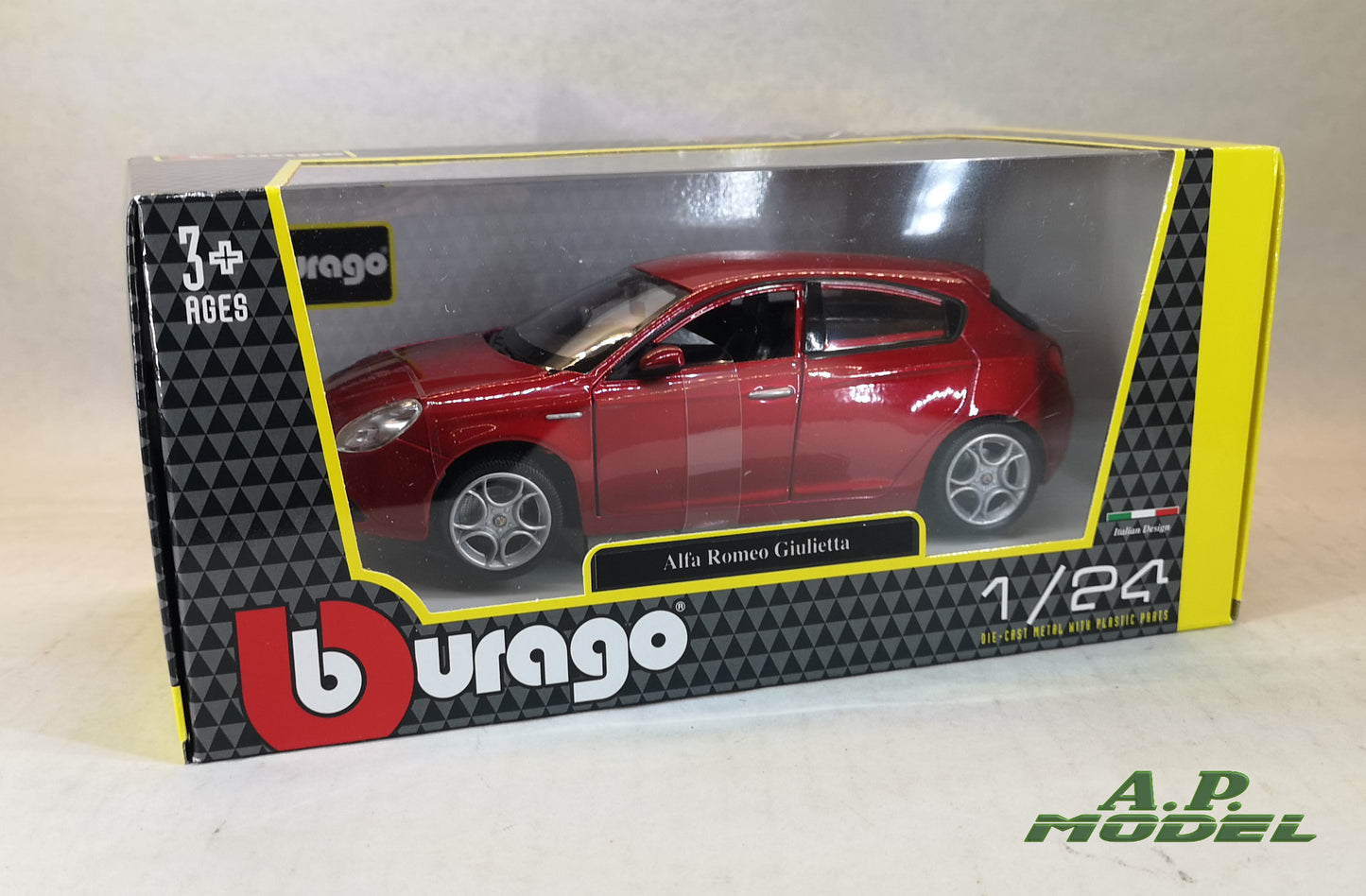 modellino auto 1/24 alfa romeo giulietta macchinine da collezione bburago