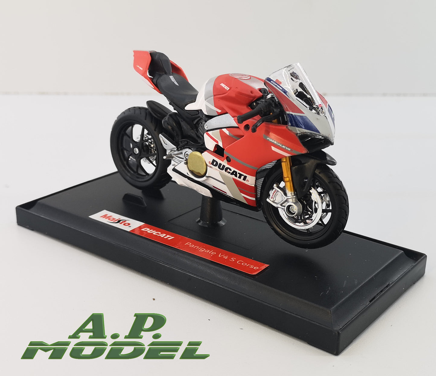 modellino moto scala 1:18 ducati panigale v4 s corse modellini di motociclette