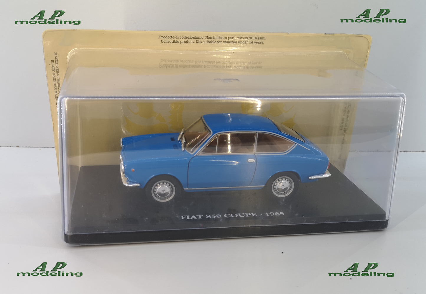 modellino auto 1/24 fiat 850 coupé modellini da collezione vintage die cast B