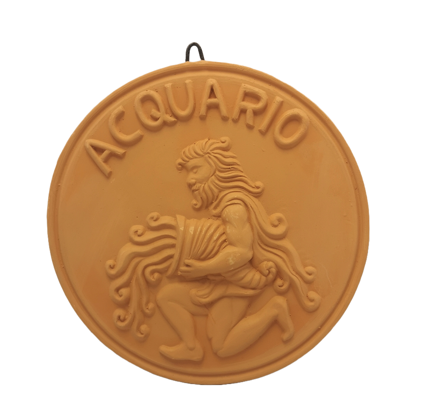 Fregio da parete in terracotta segno zodiacale acquario decorazione da muro da appendere