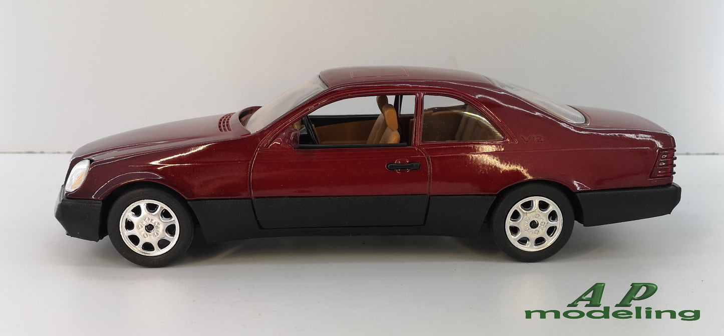 modellino auto scala 1/18 Mercedes Benz S600 coupè modellini vintage obsoleto