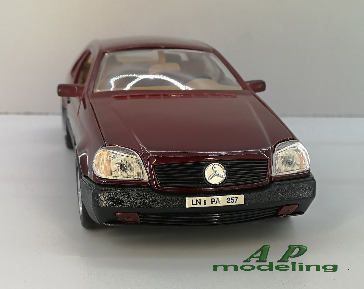 modellino auto scala 1/18 Mercedes Benz S600 coupè modellini vintage obsoleto