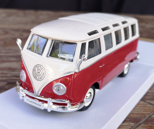 modellino scala 1/25 Volkswagen t1 samba van modellini per collezioni vw 1/24