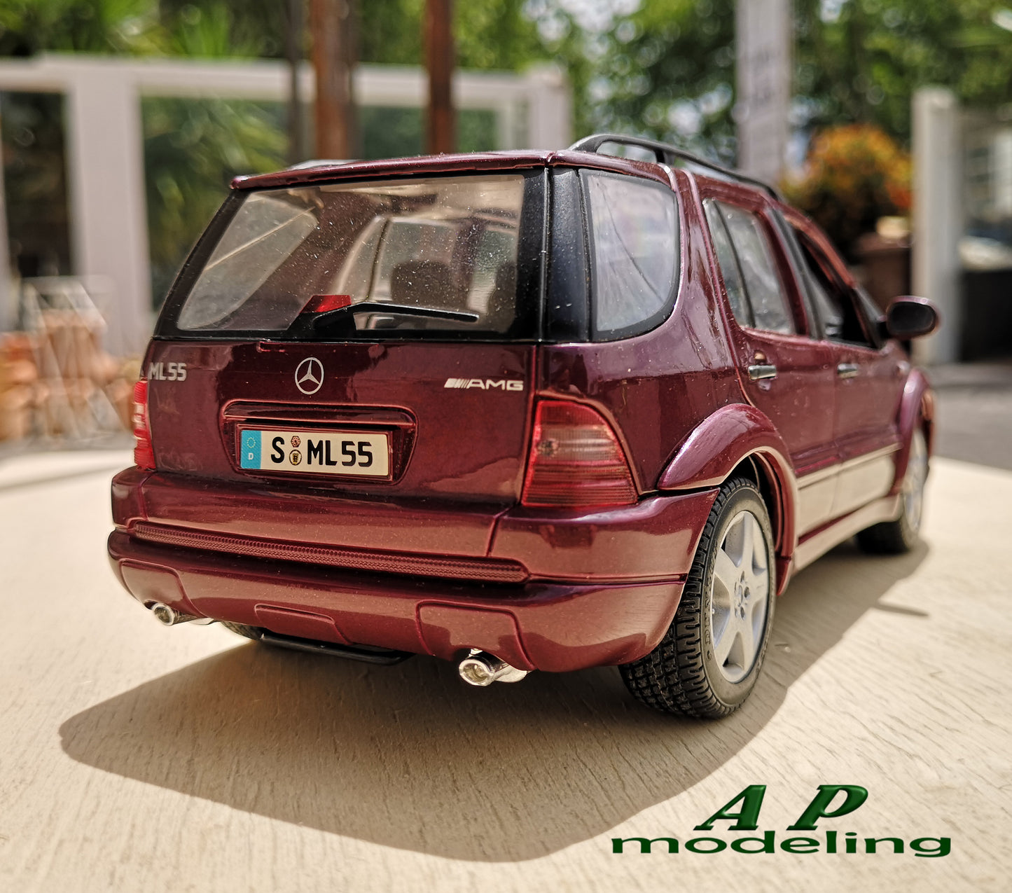 modellino suv 1:18 Mercedes benz ml 55 AMG maisto modellini per collezioni auto