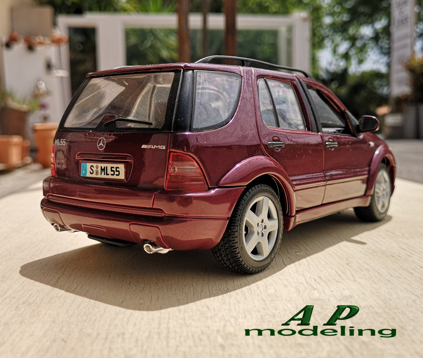 modellino suv 1:18 Mercedes benz ml 55 AMG maisto modellini per collezioni auto