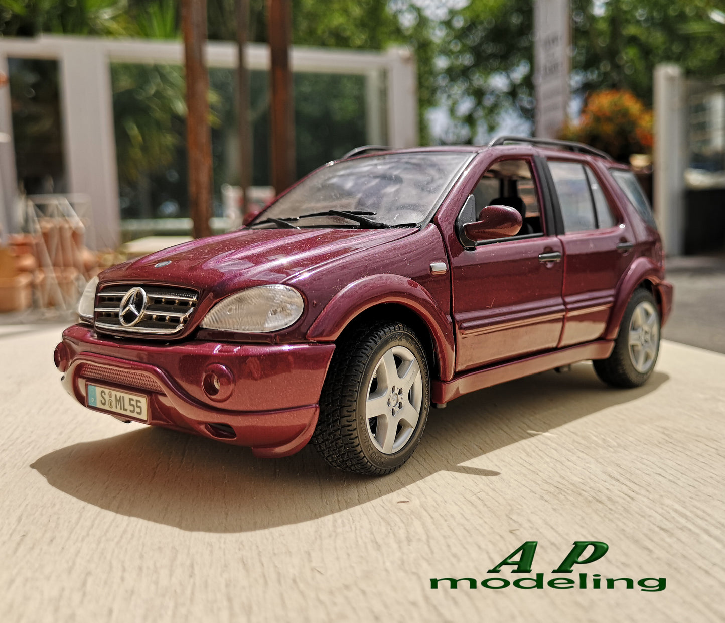 modellino suv 1:18 Mercedes benz ml 55 AMG maisto modellini per collezioni auto
