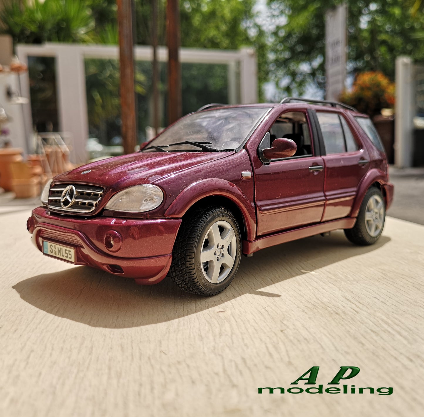 modellino suv 1:18 Mercedes benz ml 55 AMG maisto modellini per collezioni auto