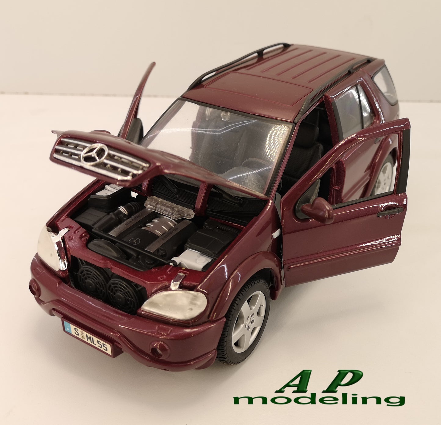 modellino suv 1:18 Mercedes benz ml 55 AMG maisto modellini per collezioni auto