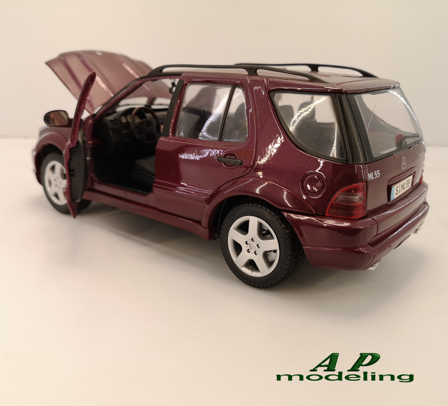 modellino suv 1:18 Mercedes benz ml 55 AMG maisto modellini per collezioni auto