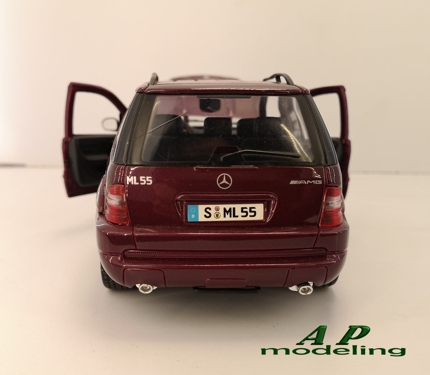 modellino suv 1:18 Mercedes benz ml 55 AMG maisto modellini per collezioni auto