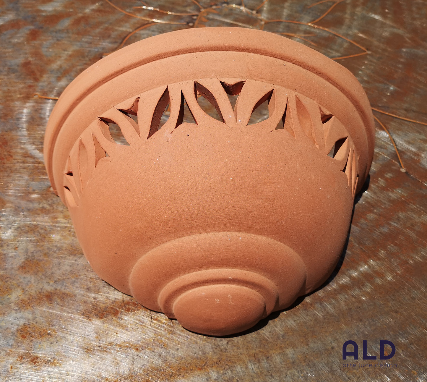 Gerla traforata da parete vaso in terracotta per fiori piante fioriera giardino