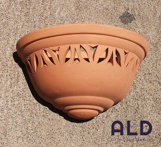 Gerla traforata da parete vaso in terracotta per fiori piante fioriera giardino