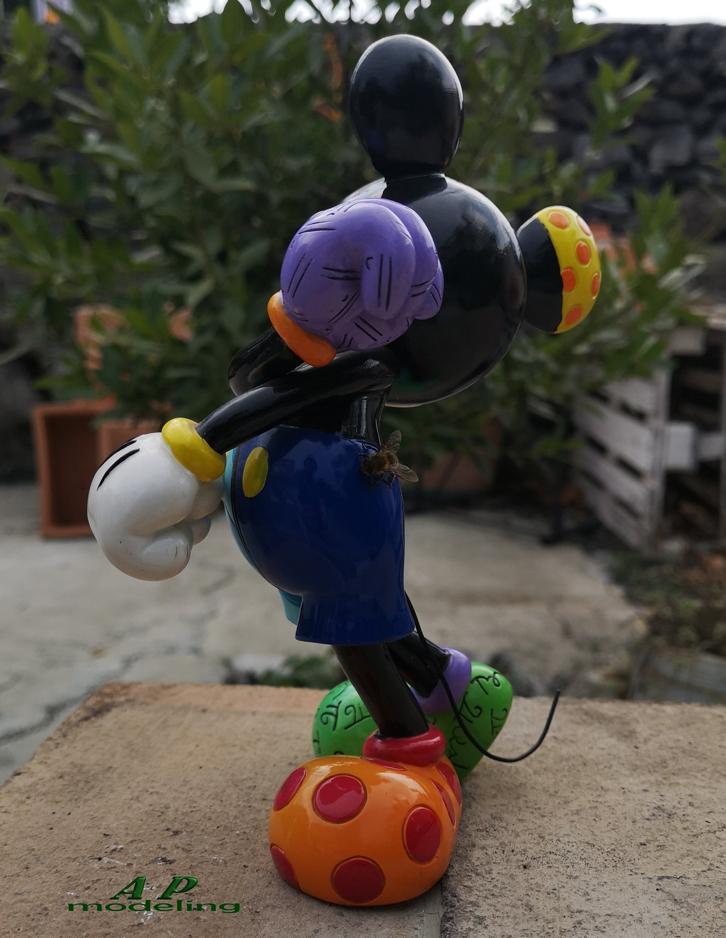 Personaggi da collezione 3D Disney Topolino in resina da esposizione