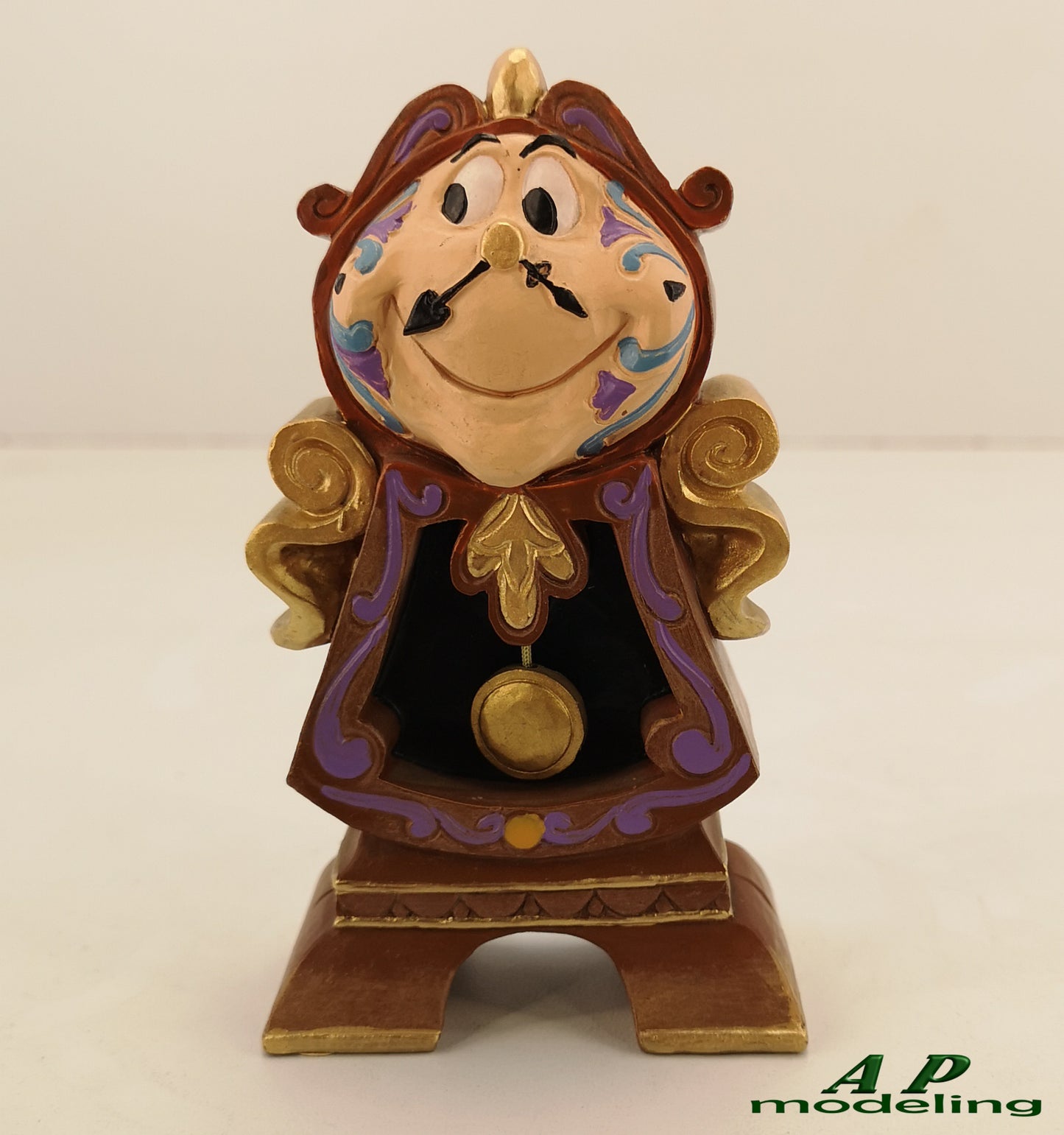 Personaggi da collezione 3D Disney orologio Pendolo di  "La Bella e la Bestia"