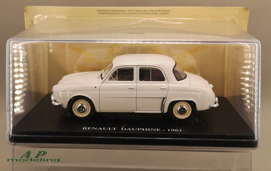 modellino auto scala 1/24 renault dauphine del 1961 modellini da collezione