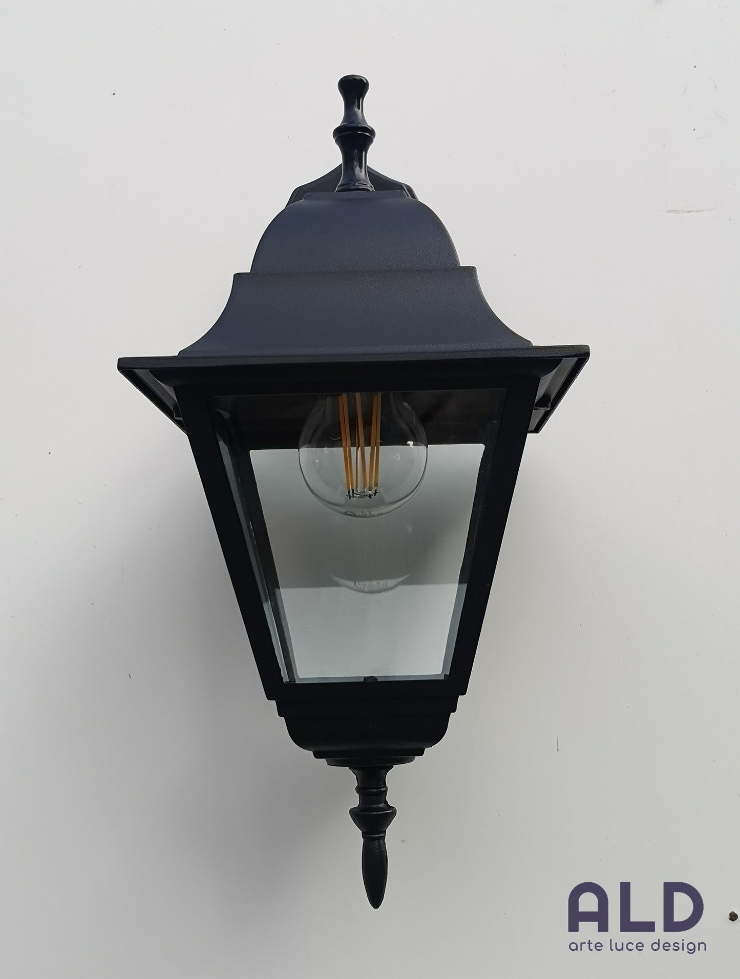 lanterna esterno rustico applique classico da muro in alluminio lampada e27 PN