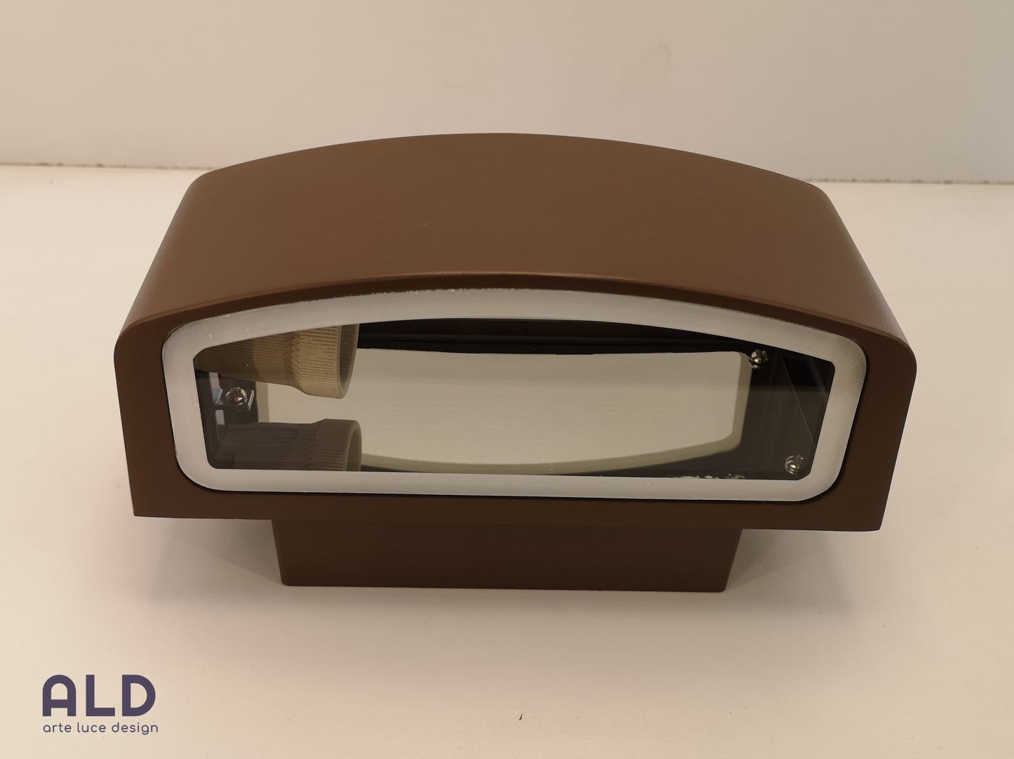 applique da esterno e27 bi emissione ip54 doppia luce illuminazione per parete