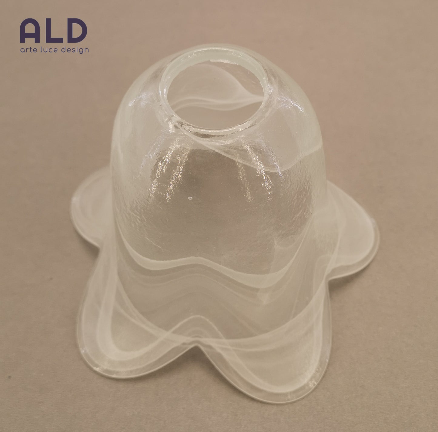 Ricambio lampadario lampada lume applique boccia in vetro satinato e14