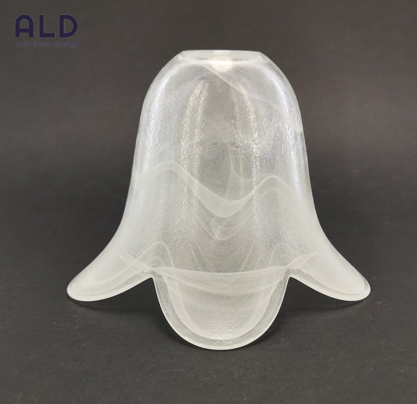 Ricambio lampadario lampada lume applique boccia in vetro satinato e14