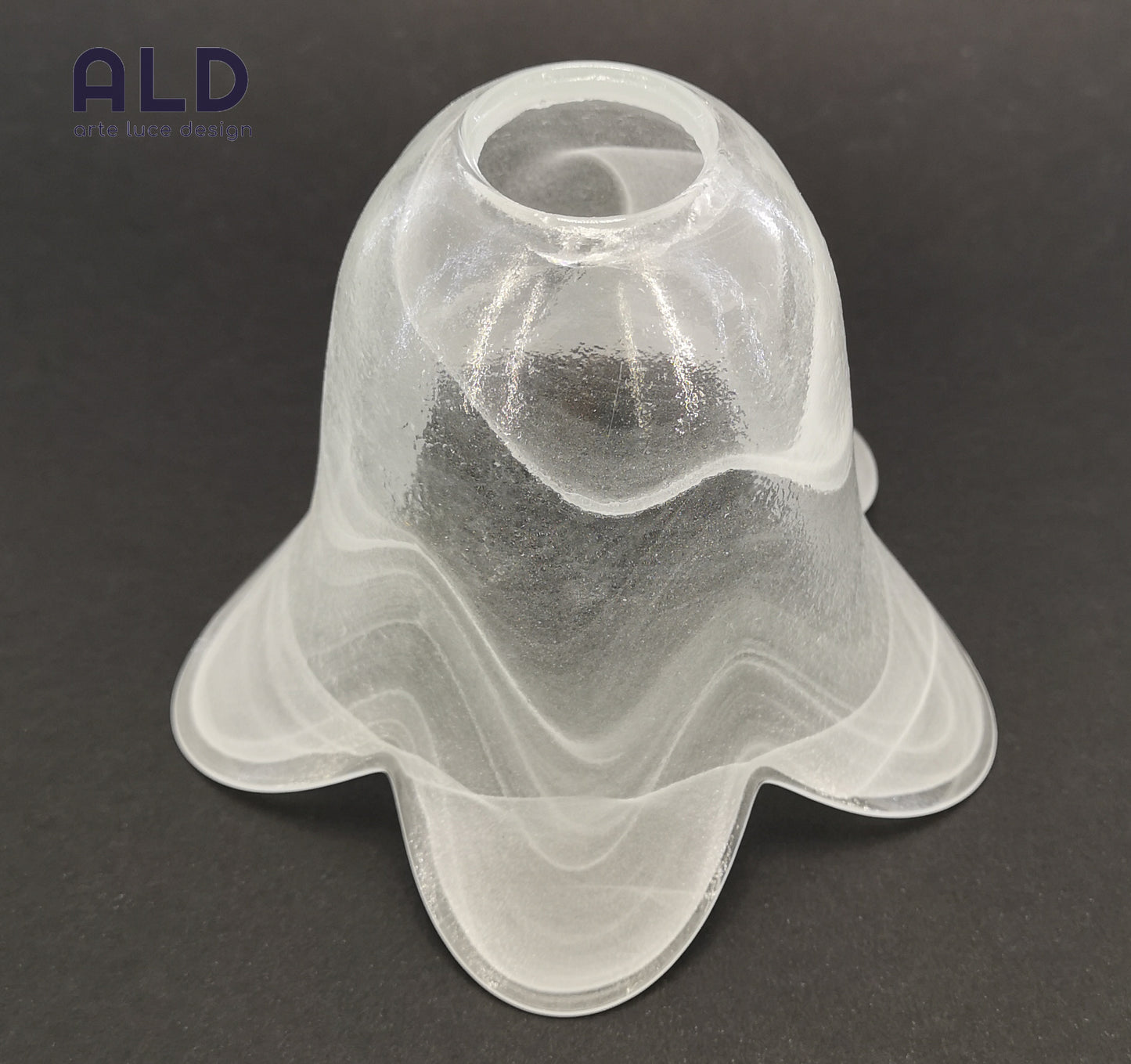 Ricambio lampadario lampada lume applique boccia in vetro satinato e14