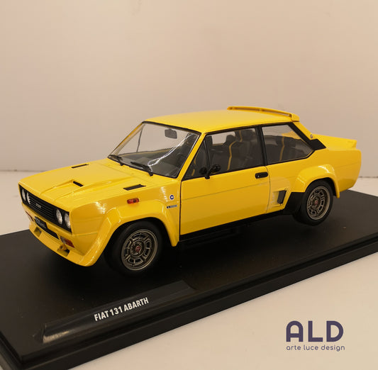 modellino auto scala 1/18 FIAT 131 abarth modellini da collezione solido