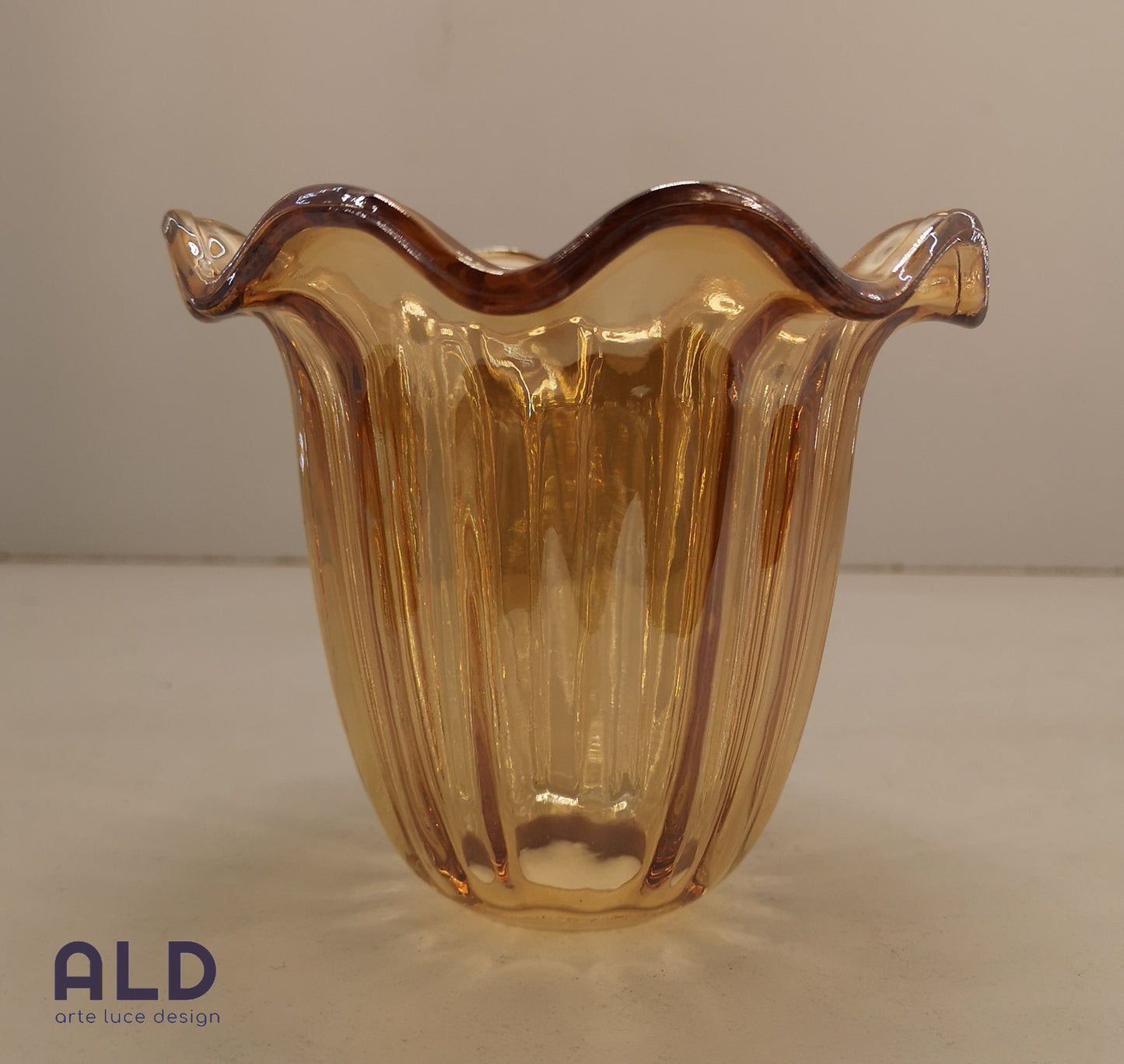 Ricambio lampadario lampada lume applique boccia in vetro ambra e14