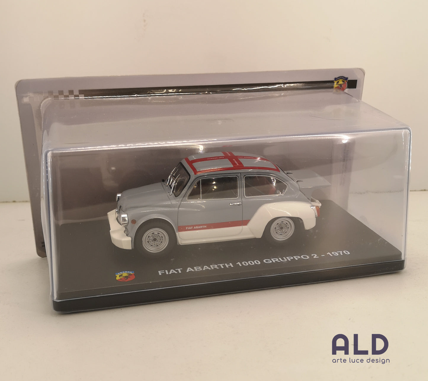 modellino auto scala 1/24 fiat 600 abarth 1000 gruppo 2 del 1970 modellini