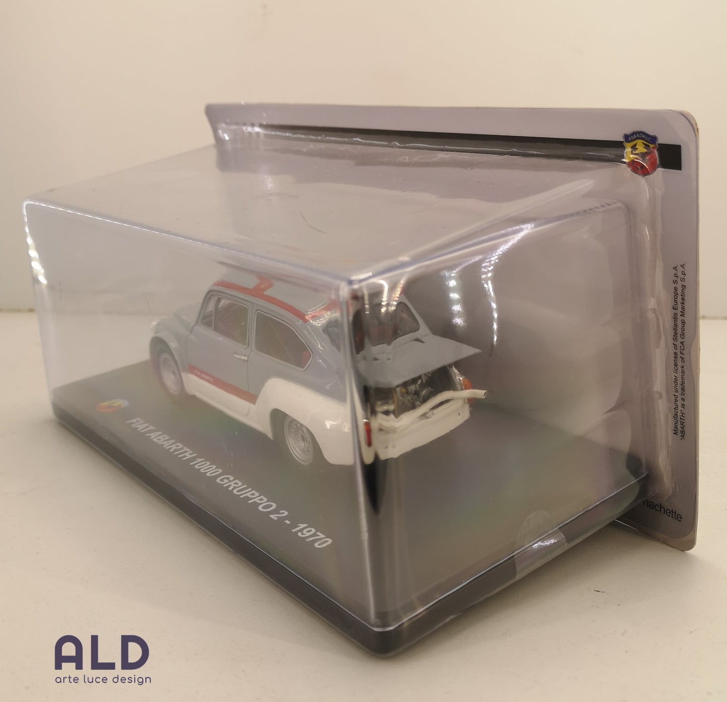 modellino auto scala 1/24 fiat 600 abarth 1000 gruppo 2 del 1970 modellini