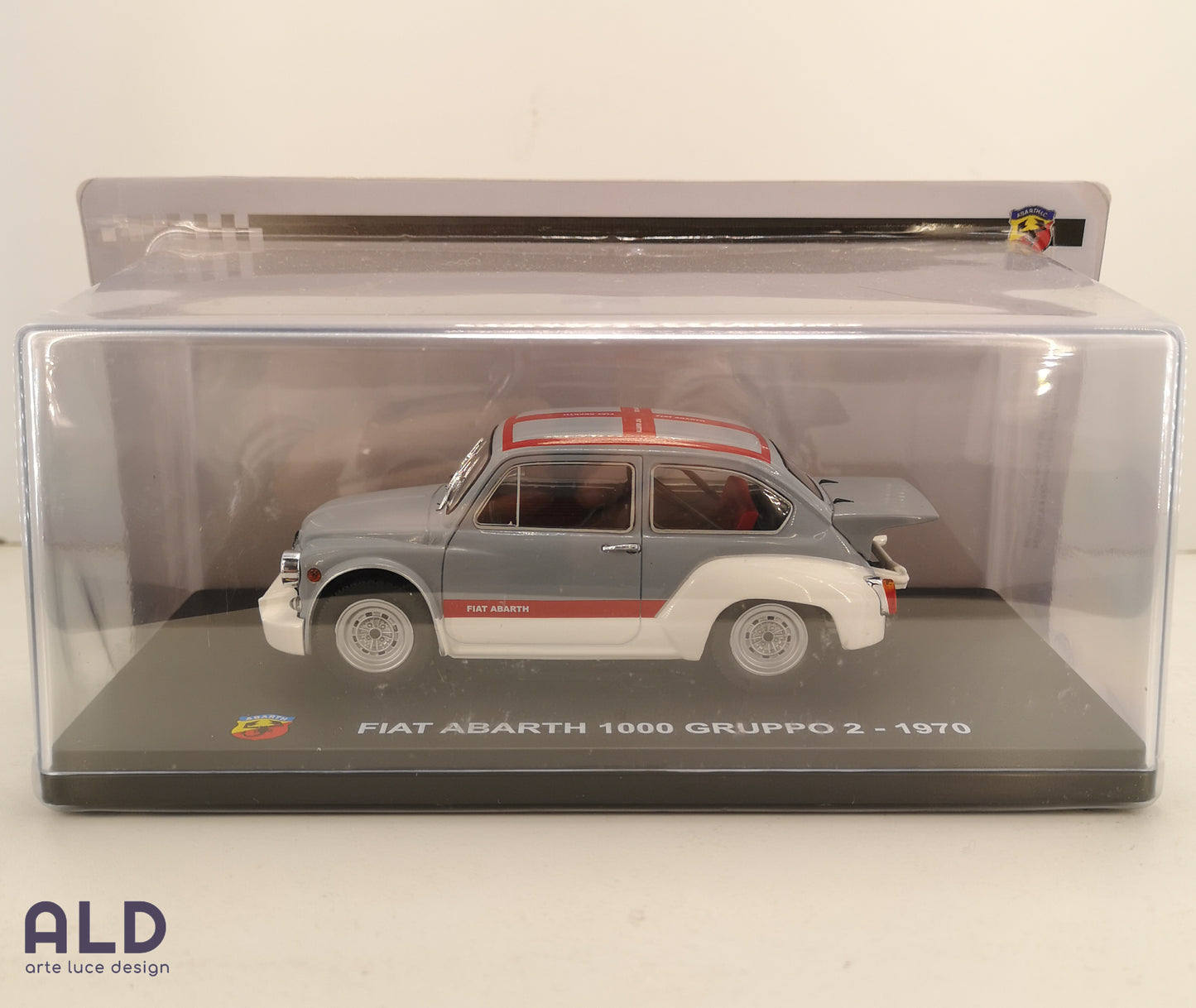 modellino auto scala 1/24 fiat 600 abarth 1000 gruppo 2 del 1970 modellini