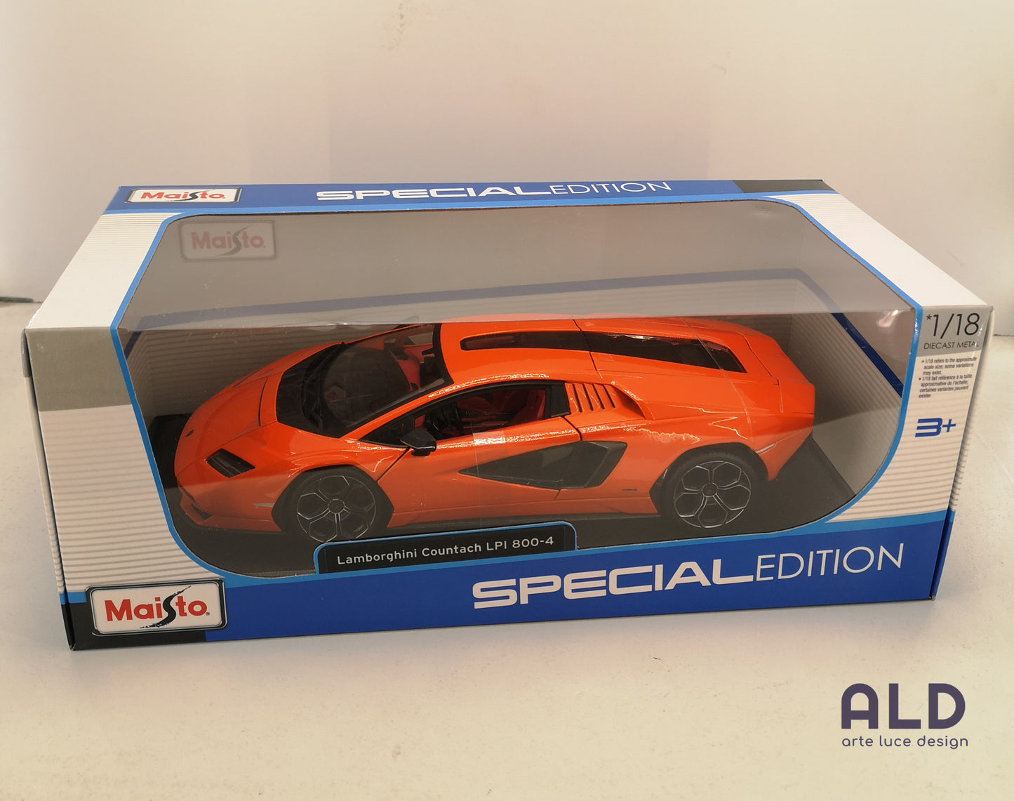 modellino auto scala 1/18 lamborghini countach lpi 800-4 modellini della maisto