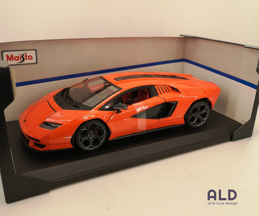 modellino auto scala 1/18 lamborghini countach lpi 800-4 modellini della maisto