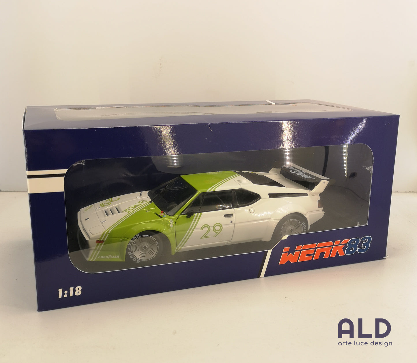 modellino auto scala 1/18 bmw M1 procar modellini diecast da collezione werk83