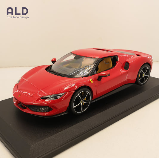 modellino auto scala 1/18 ferrari 296 gtb modellini da collezione bburago