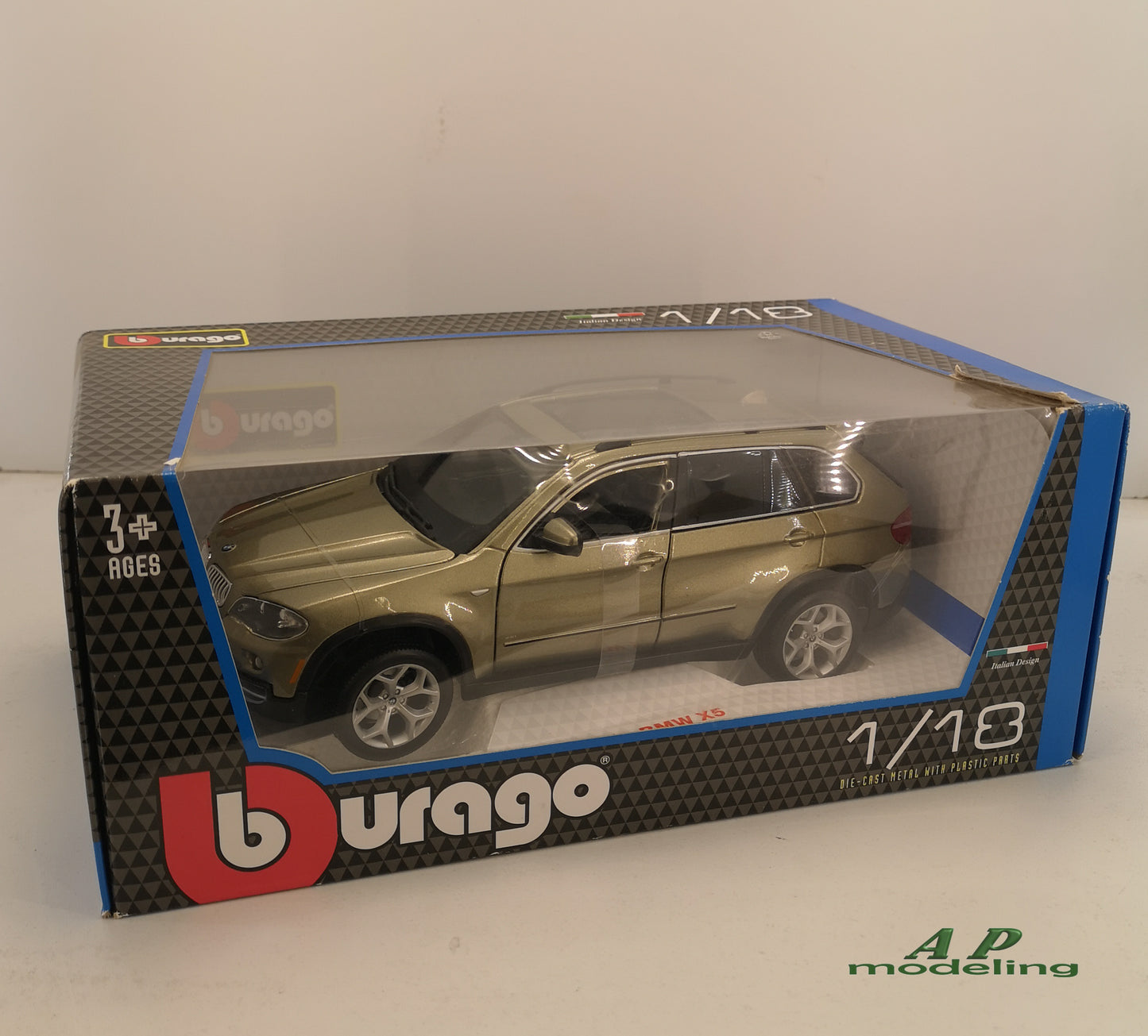modellino auto scala 1/18 suv bmw x5 modellini da collezione della bburago