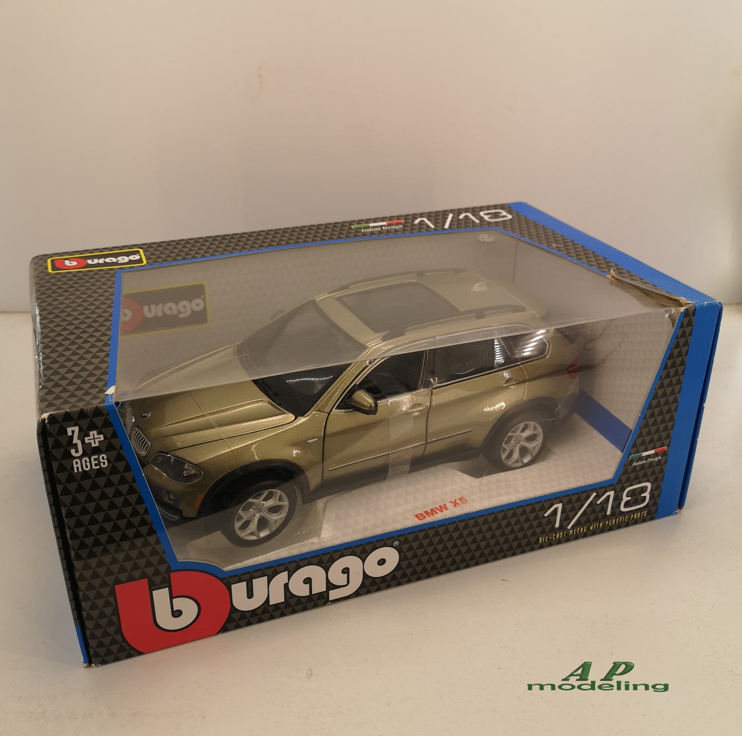 modellino auto scala 1/18 suv bmw x5 modellini da collezione della bburago