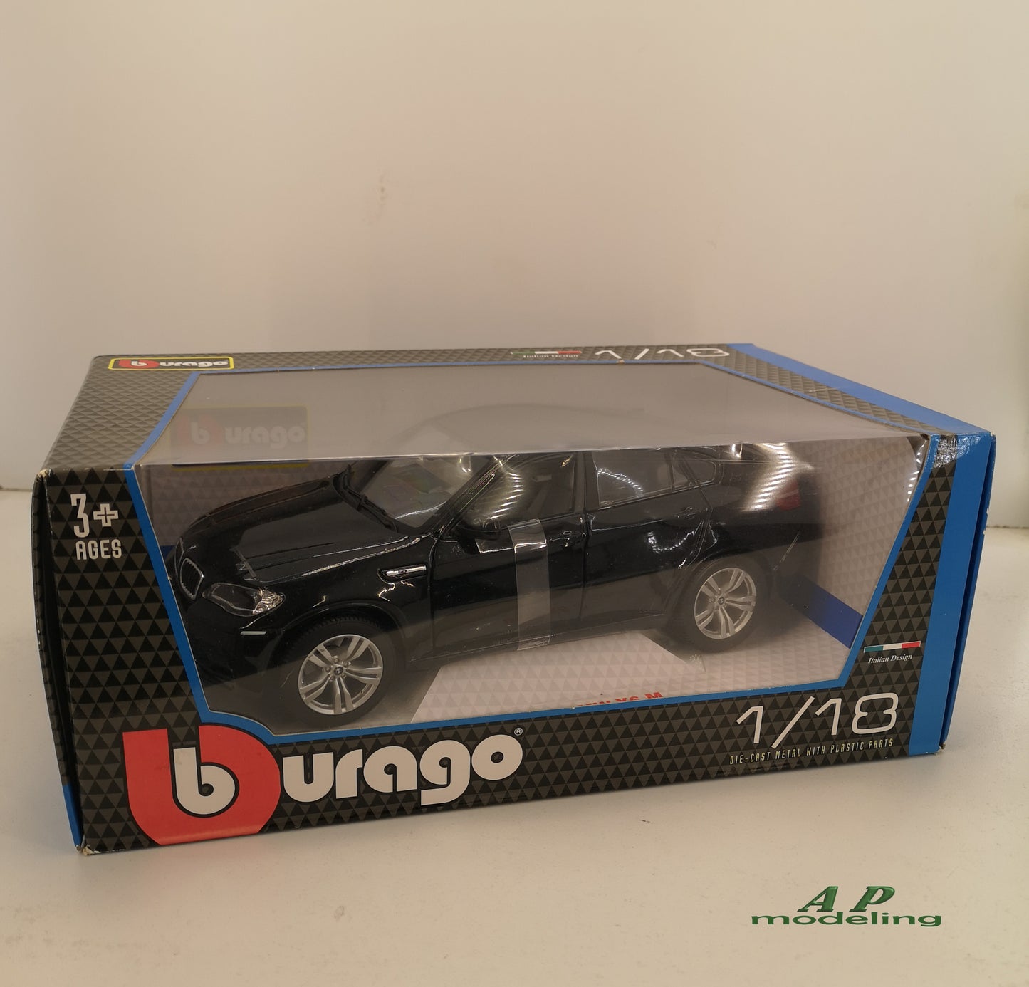 modellino auto scala 1/18 suv bmw x6 M modellini da collezione della bburago
